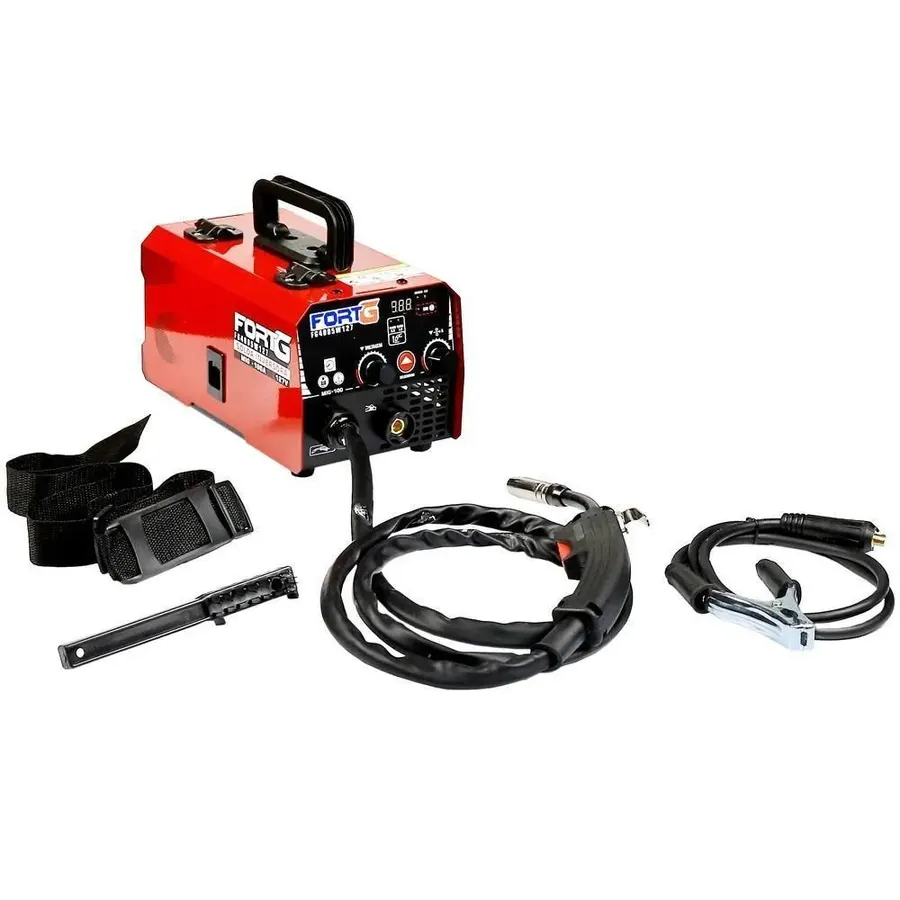 Máquina de Solda Inversora MIG sem Gás 100A 127V Fortgpro
