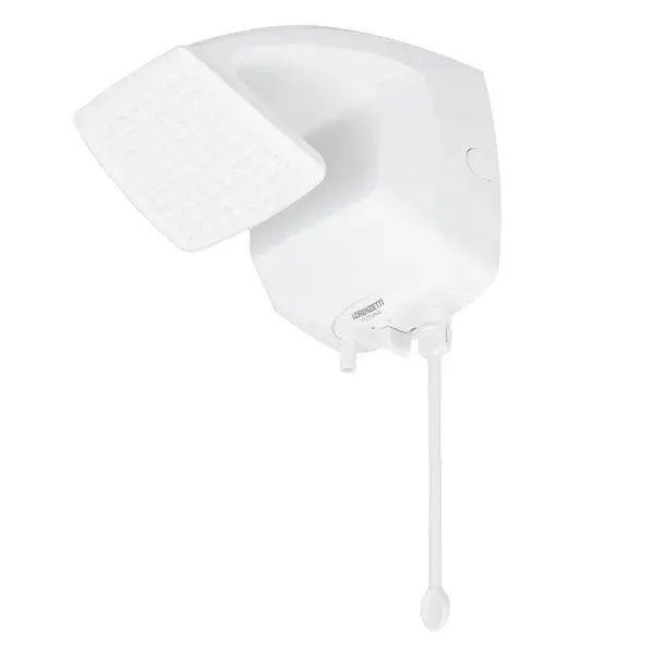 Chuveiro Elétrico Eletrônico 6800W Branco Quadrado Futura Lorenzetti