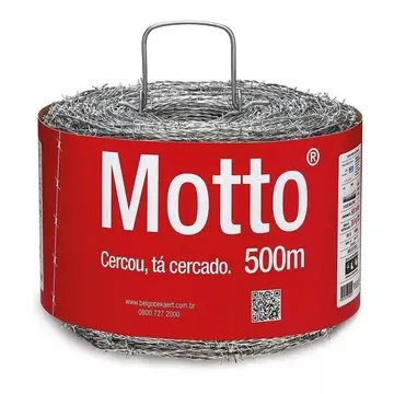Arame Farpado Motto Belgo 500m