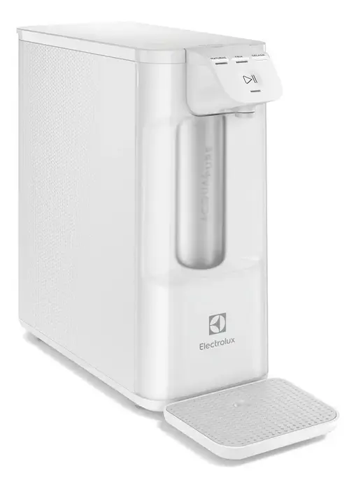 Purificador de Água Gelada Fria e Natural Eletronico Placa Compacto Electrolux PE12B com Filtro Carvão 6 meses ou 3000L Painel