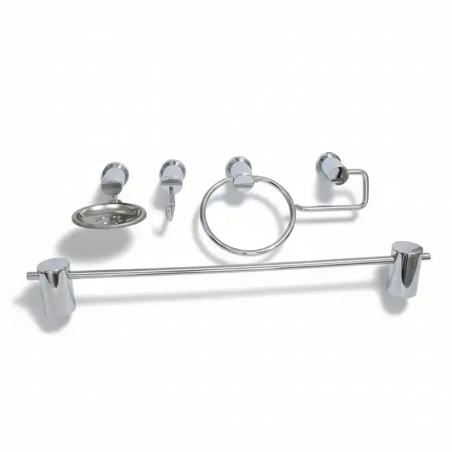 Kit de Acessórios para Banheiro 5 Peças Classic - CLIUS