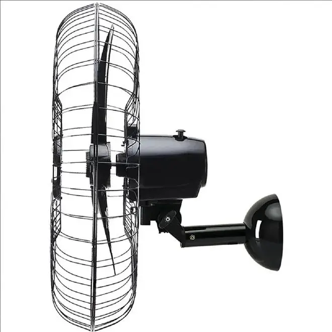Ventilador de Parede Oscilante Preto 60cm 220V - VENTISOL