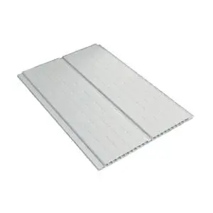 Forro PVC Branco Frisado 7mm 20x300cm Pacote com 9m² Forusi