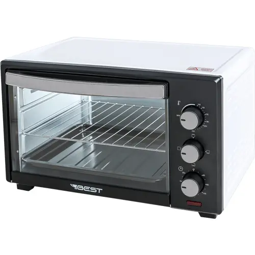 Forno Elétrico Basico 48 Litros Preto / Branco
